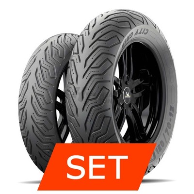 Reifenset Michelin City Grip 2 für SYM (Sanyang) Fiddle III 125 110/70-12