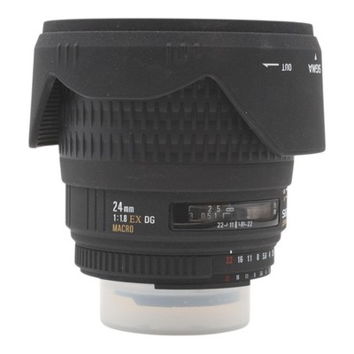 Objektiv Weitwinkel Sigma EX DG 24mm 1:1.8 Macro Nikon AF D 