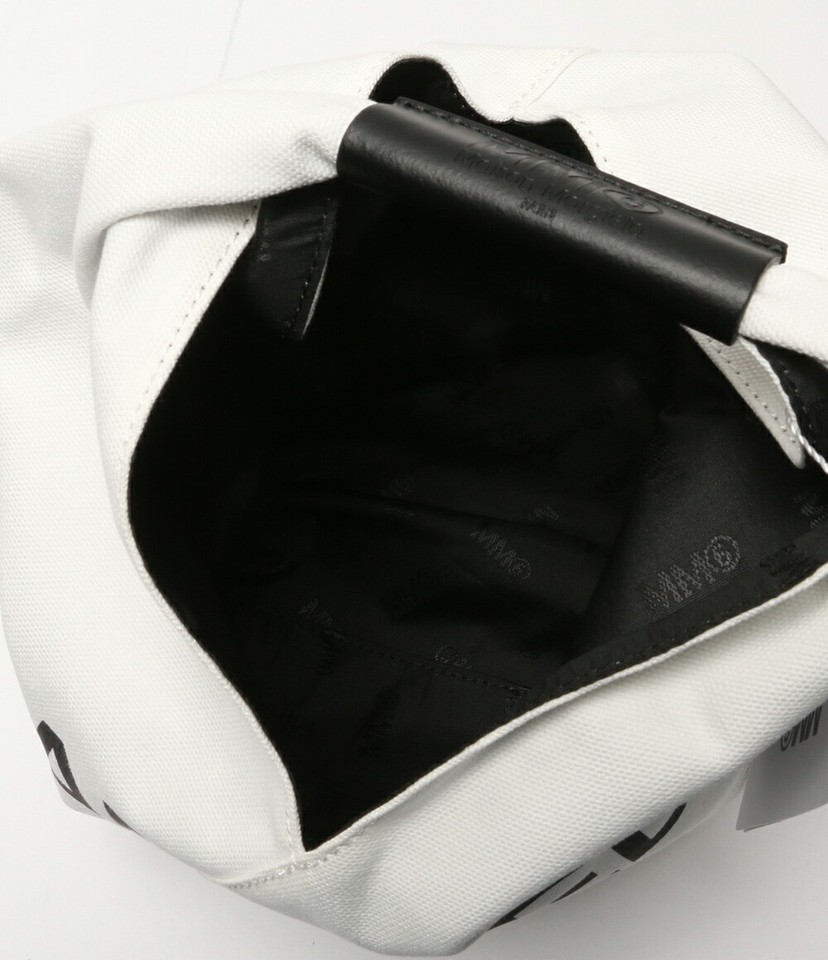 Y0215 MM Six Handbag Triangle White Ladies MM6 | eBay UK