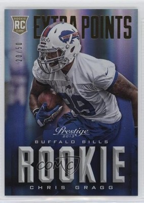 2013 Panini Prestige Extra Points Gold /50 Chris Gragg #212 Rookie RC 0q3
