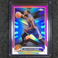 2023-24 Topps Chrome Basketball DRAYMOND GREEN Base Pink Refractor #85