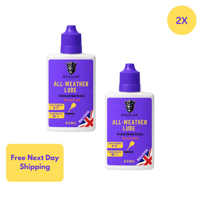 2x Bike Lube All Weather 60 ml Ultra-Low Friction Kettenöl Wet & Dry Ragnar