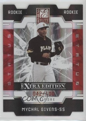 2009 Donruss Elite Extra Edition Rookie Status 42/100 Mychal Givens #66 3c7