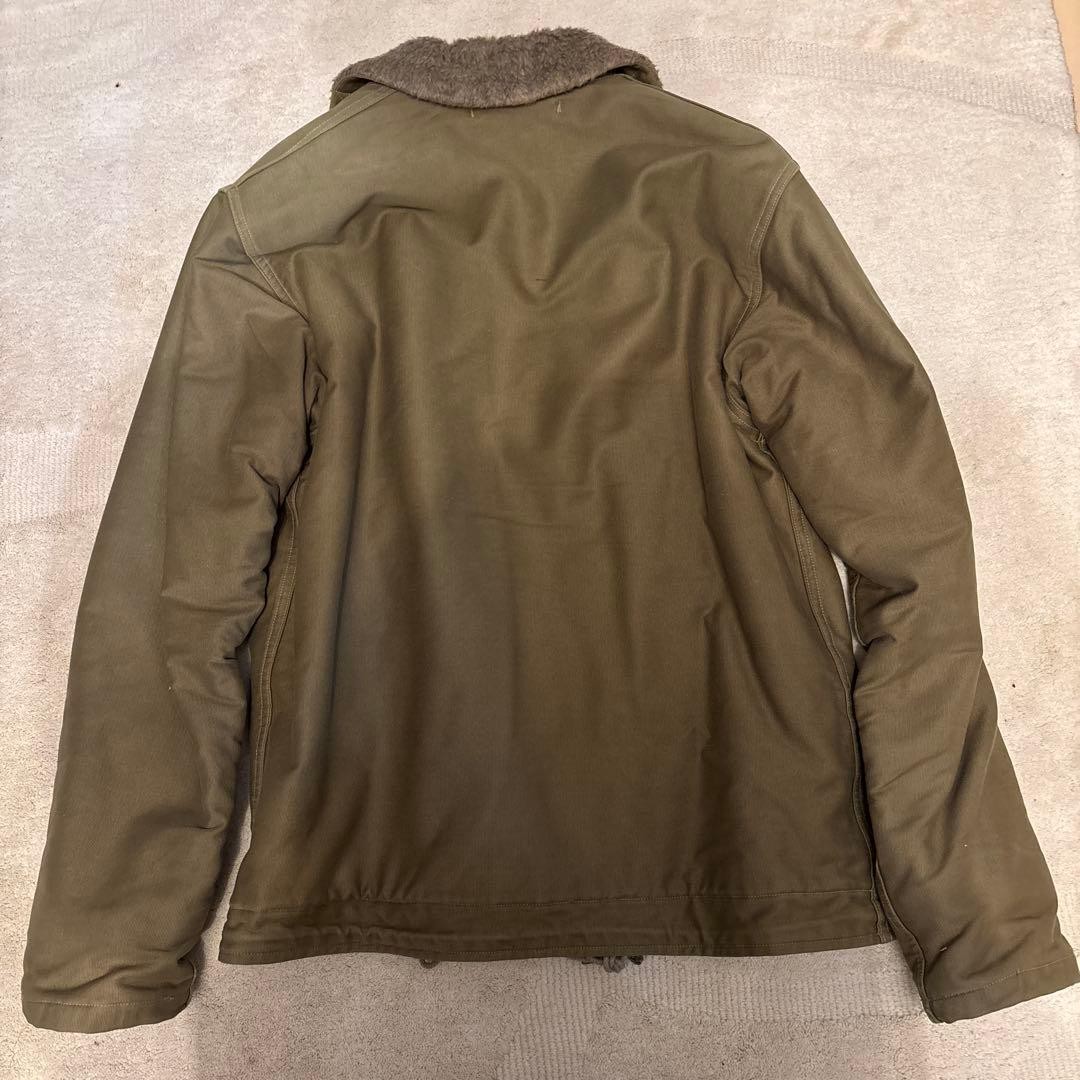 Usn Deck Jacket Buzz Ricksons Size L - image 8