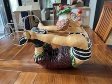 Vintage 1990’s Hand Painted Clown Figure