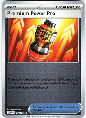PREMIUM POWER PRO 124/132 NM REVERSE HOLO MEGA EVOLUTION / A80-17