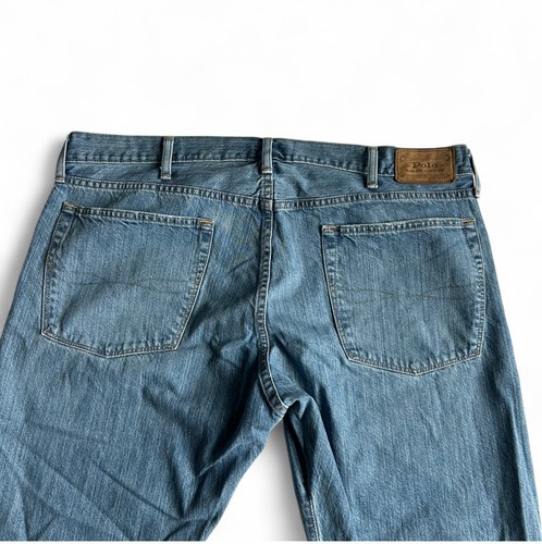 Polo Ralph Lauren Hampton Relaxed Straight Jeans Men’s 40x32 * 42x30 Blue Denim - Picture 10 of 11