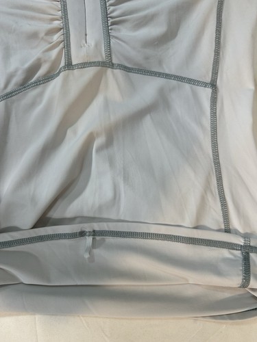 The North Face Women’s Fleece Pullover - White & Gray -Quarter Zip XS - Picture 7 of 8