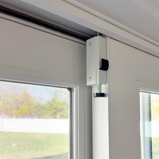 Patio Door Auxiliary Foot Lock - Fits Andersen, 2-13/16" Centers, White Diecast