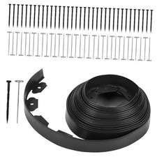  Landscape Edging, 2 Inch Tall | 40 FT Lawn Edging and Landscape 2IN-40FT Black