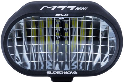 Supernova M99 MINI PRO-45 E-Bike Headlight with 1300 Lumens, Bosch Battery Power