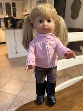 Poupée Gotz MIA just Like Cavalière  tenue d'origine, 27 Cm . Blonde