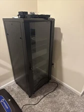 Sanus Equipment Rack 27U ; 55in Tall; Fans Included