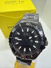 Invicta Pro Diver 50m Water Resistant Black Dial Black Stainless Steel IN-46895