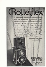1932 Rolleiflex: Combining the Simplicity Vintage Print Ad
