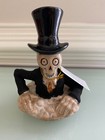 YANKEE CANDLE BONEY BUNCH BONEY SKELETON HALLOWEEN CANDLE JAR TOPPER 2012 NWT