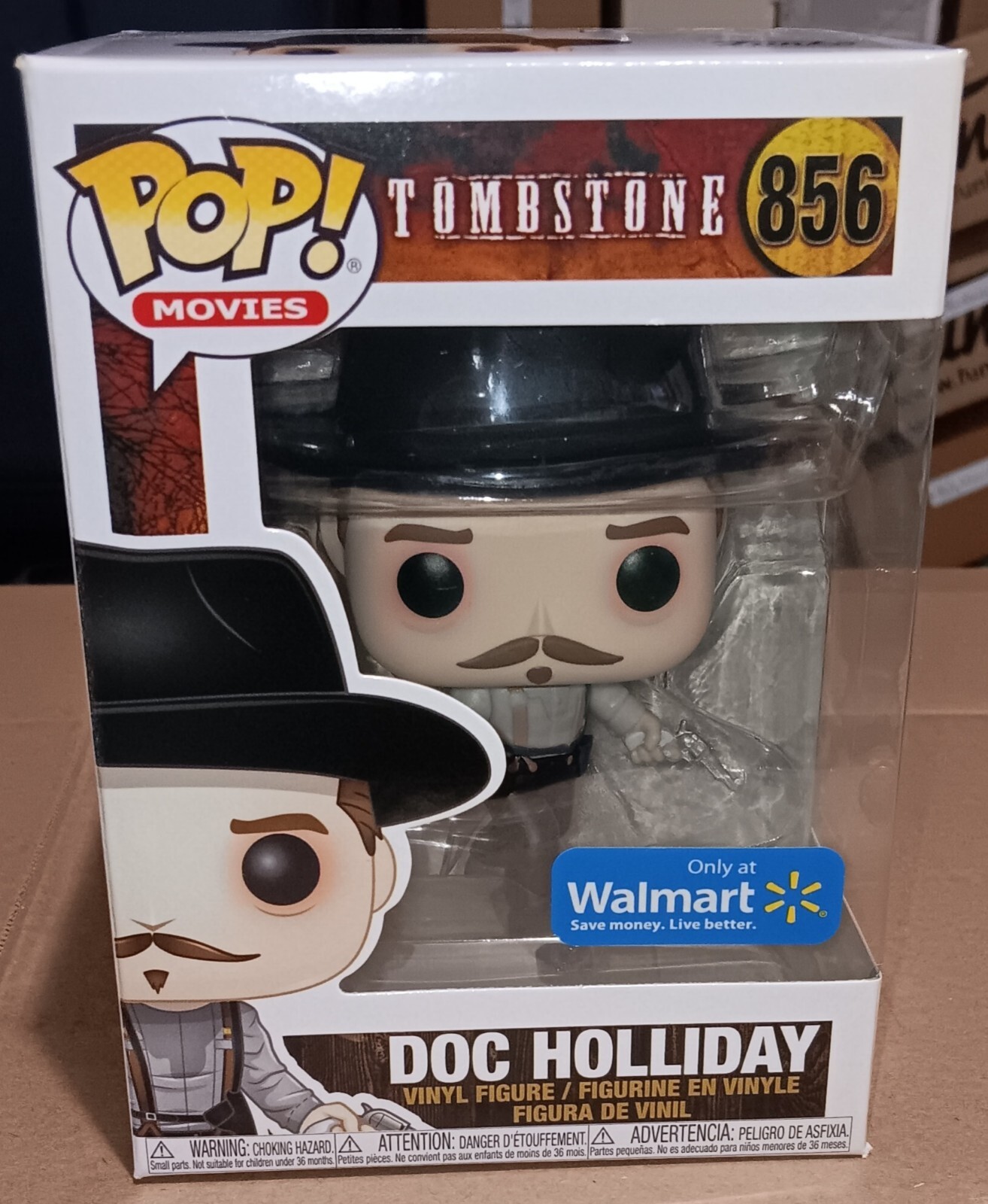 Funko Pop! - Doc Holliday - Tombstone 856 Walmart Excl - Great Shape - Protector