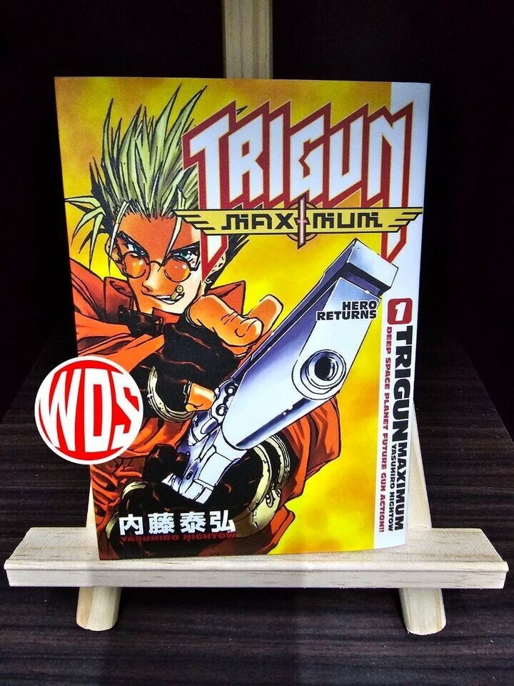 TRIGUN MAXIMUM Manga Vol 1-14 Full Set English Version Ysuhiro