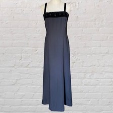 Vintage velvet beaded embellished maxi dress whimsigoth witchy grunge party