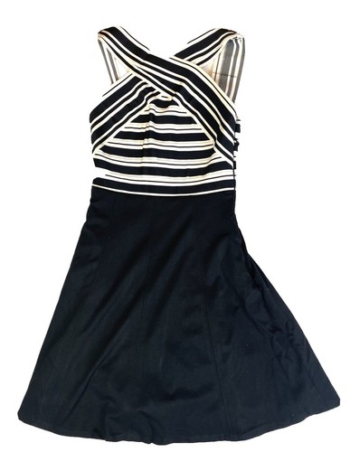 MAEVE The Emmy Short-Sleeve Swing Mini Dress Women's Size S Blue | eBay