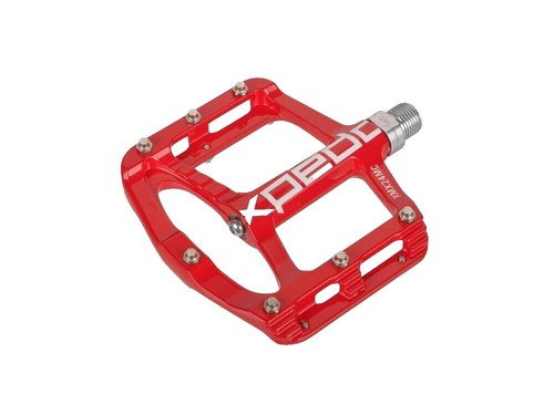 KCNC KPED12 MTB Extrusion and CNC Platform Pedals , Red | eBay