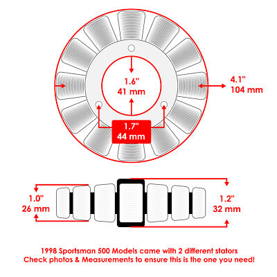 Generator Magneto Stator Coil Fit For Polaris Sportsman 400 - Foto 10
