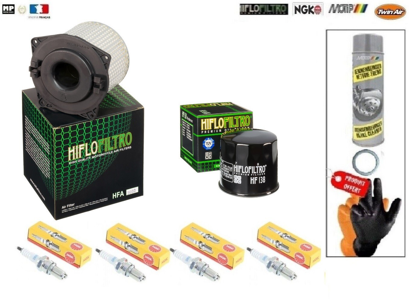 Kit entretien Suzuki GSX 600 haut de gamme pour préserver la mécanique d'origine