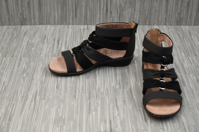black fisherman sandals womens