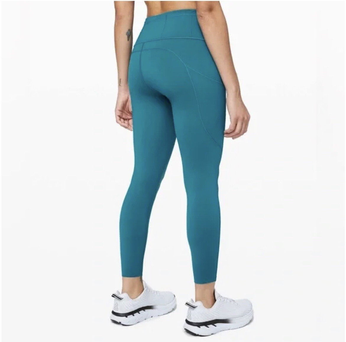 Lululemon Fast Free 7/8 Tight 25” Nulux Cyprus Teal Legging Sz