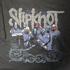 Unisex Slipknot XL T-Shirt Tennessee River Glitter with Logo on Back 2007