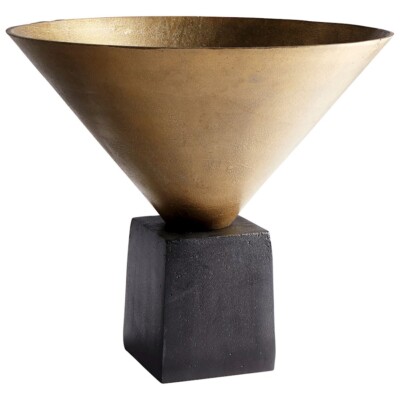 Cyan Design Mega Vase, Black Bronze/Antique Brass - 8907