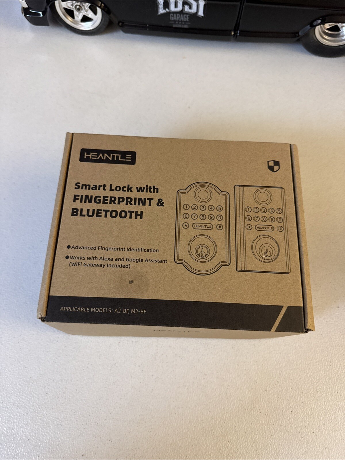 Smart Keyless Fingerprint Digital Deadbolt Lock with Bluetooth-image