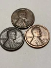 1919p,d,s Lincoln cents 3 coins , good shape free shipping