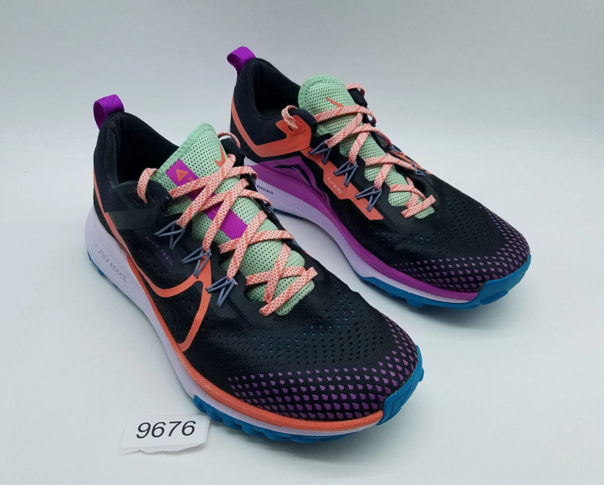 Nike Pegasus Trail 4 Mens Running Shoes Black Coral DJ6158-003 Size 11.5 Black Nike React Pegasus Trail 4 | SVD main image 2
