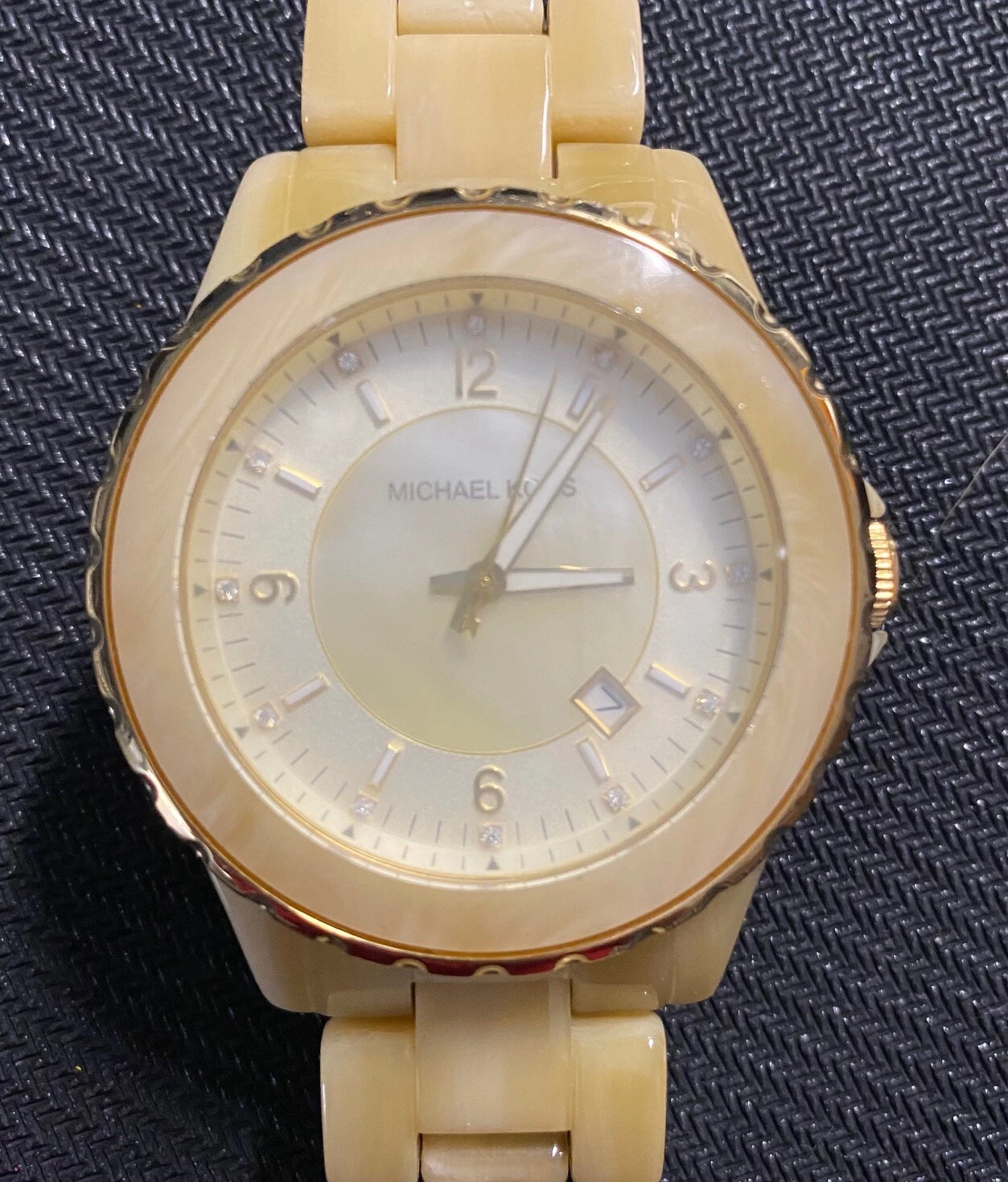 Michael Kors Faux Horn Acrylic Ladies Watch MK5299