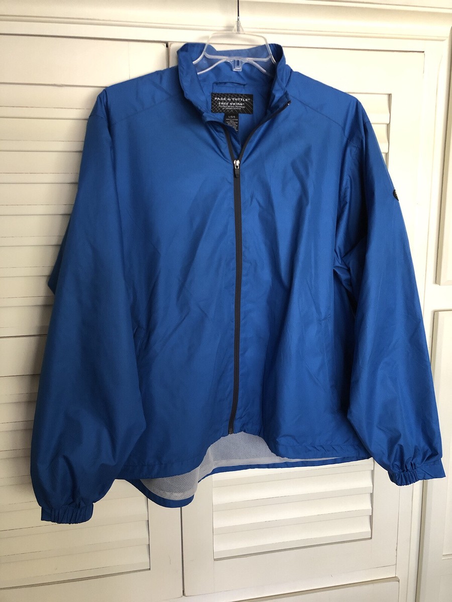 New Men's Page & Tuttle Golf Wind Rain Jacket Size Large | eBay