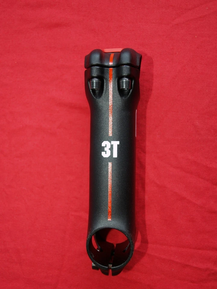 3T Apto Team Stem120mm Aero Road Gravel Black Red Titanium Bolts NEW SRP £100 - Image 2 of 4