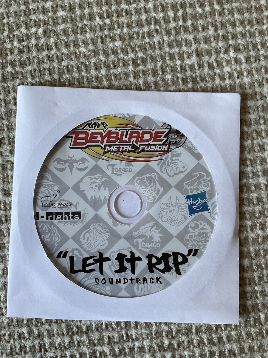 Beyblade Let It Rip! Metal Fusion Theme Song Track CD 2010 Rare