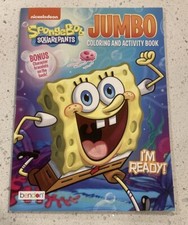 SpongeBob SquarePants Jumbo Coloring & Activity Book New Bendon Made In USA