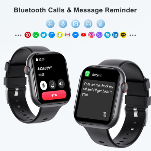 Smart Watch for Women, 2.01'' Waterproof Smartwatch, Bluetooth For IOS & Android
