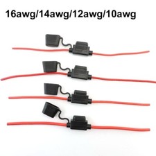 10A 20A 30A 50A Power Socket 16/14/12/10AWG Car Blade Fuse Fuse cable