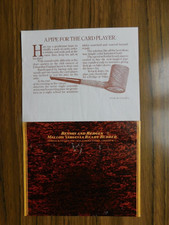 Benson & Hedges Story of the Briar/Pipes c1990's #10 Pipe for the Card Player