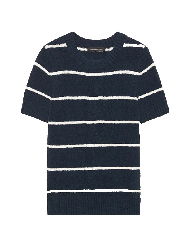 Suéteres de rayas de algodón Banana Republic para Mujeres