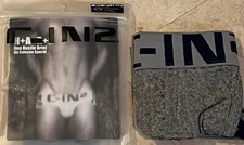 C-IN2 H+A+R+D Cotton Stretch Hustle Brief - Medium, dog tag gray