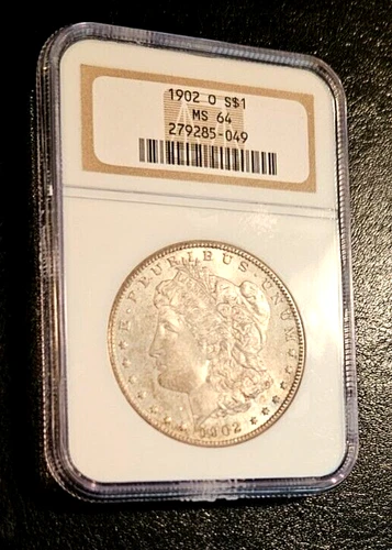 MS 64 NGC Certified 1902 O BU Morgan Silver Dollar Gorgeous Exquisite Coin!