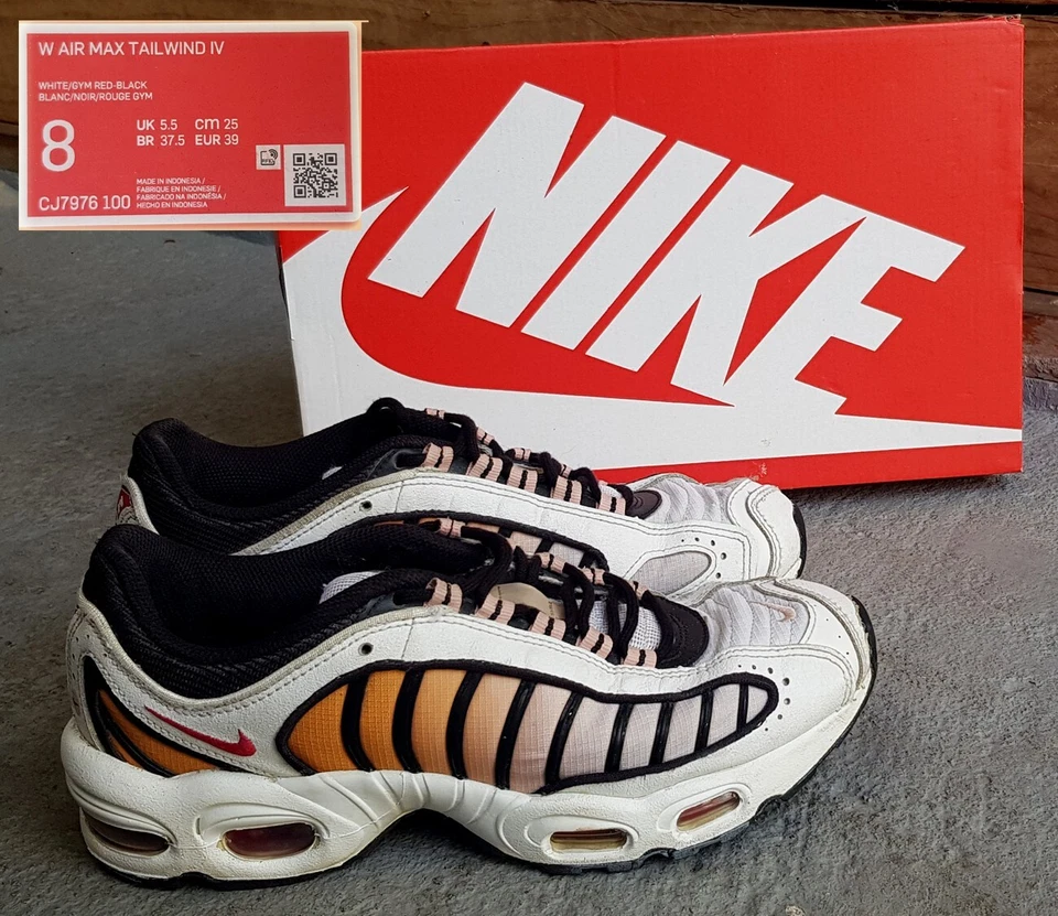 Baskets femme taille 39 NIKE "Air Max Tailwind IV" basses blanc CJ7976 100 - Photo 1/4