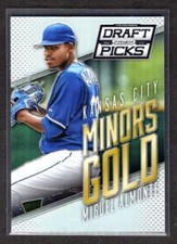MIGUEL ALMONTE ROYALS RC 2014 PRIZM DP MINORS GOLD #25 - SILVER