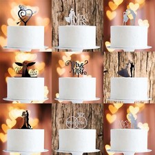 Cake Toppers MULTIPLE DESIGNS Wedding Birthday Decoration Baking