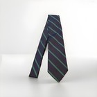 Brooks Brothers Navy & Green Striped 100% Silk Men's Necktie 58"