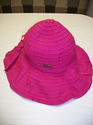 CHILDREN'S KIDS PINK SUN HAT PANAMA JACK ONE SIZE FITS ALL NEW